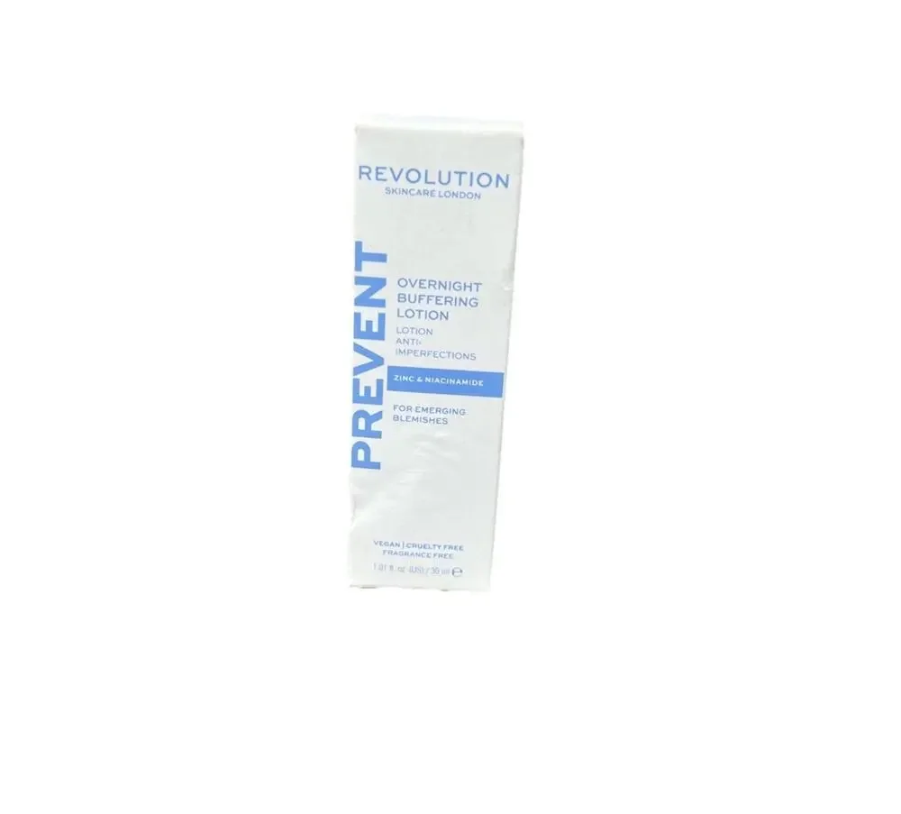 Revolution Skincare London Overnight Buffering Lotion Anti Imperfections 1.01oz
